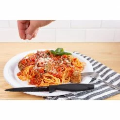 Promo 👍 Daku Series 10-Piece Stainless Steel Black Ceramic 🧥 Coated Knife Set with Black Wood Knife Block by Ginsu 🛒 -Cutlery Sales ginsu knife sets dak kb ds 010 1 44 1000