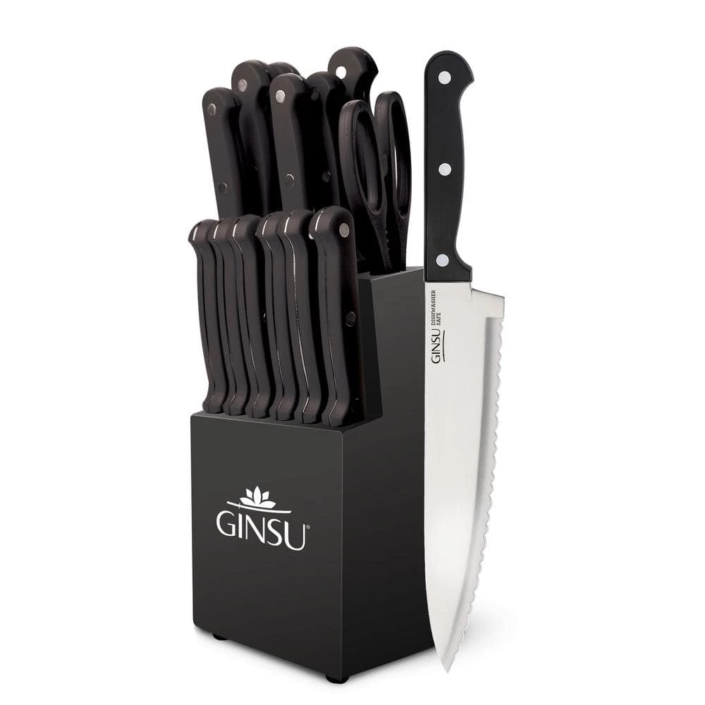 Best deal โ Kiso 14-Piece Dishwasher Safe Black Block Knife Set by Ginsu ๐ 3 Best deal โ Kiso 14-Piece Dishwasher Safe Black Block Knife Set by Ginsu ๐