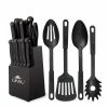 Outlet 🎁 Kiso 18-Piece Dishwasher Safe Black Block Knife Set by Ginsu 🥰 -Cutlery Sales ginsu knife sets kis kb ds 018 4 64 1000