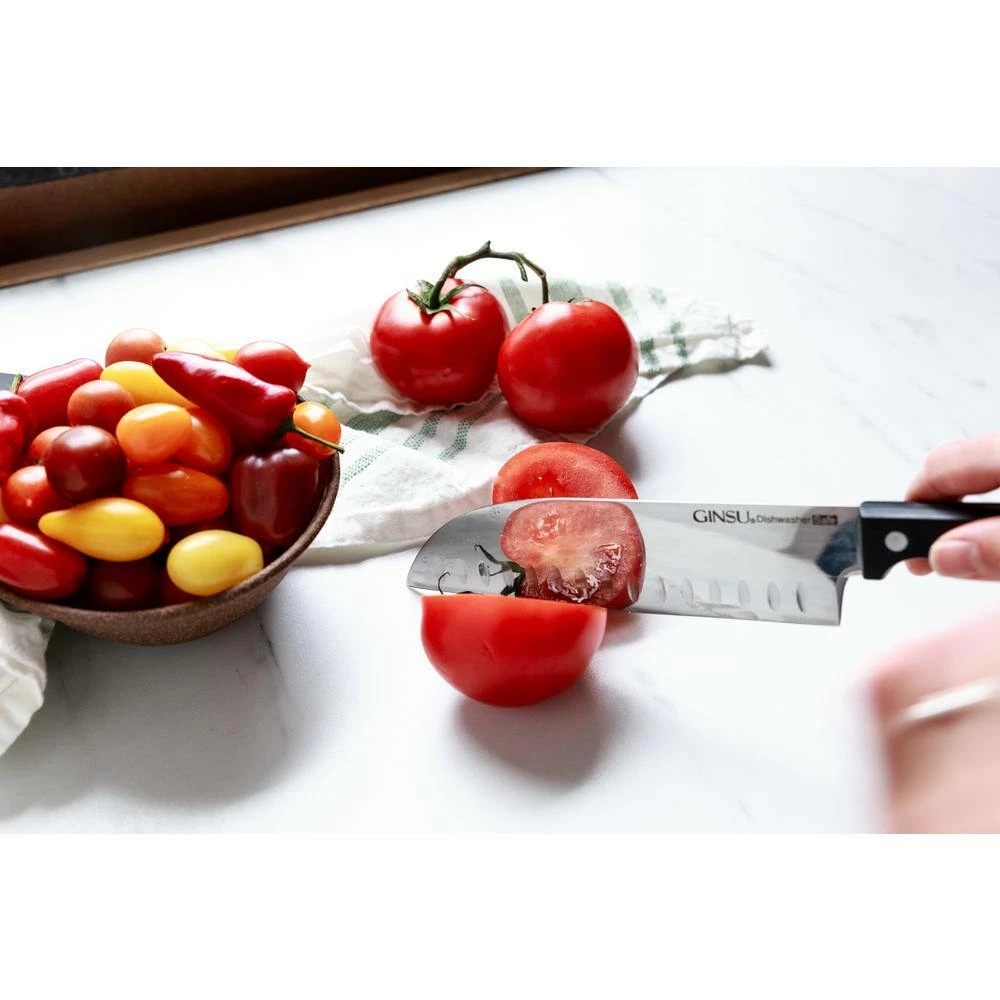 Buy ๐ Kiso Series 5 in. Stainless Steel Full Tang Santoku Knives (Set of 1) by Ginsu ๐ 6 Buy ๐ Kiso Series 5 in. Stainless Steel Full Tang Santoku Knives (Set of 1) by Ginsu ๐ - Image 4