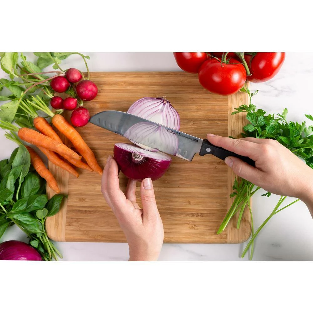 Buy ๐ Kiso Series 5 in. Stainless Steel Full Tang Santoku Knives (Set of 1) by Ginsu ๐ 5 Buy ๐ Kiso Series 5 in. Stainless Steel Full Tang Santoku Knives (Set of 1) by Ginsu ๐ - Image 3