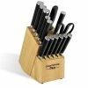Budget ⌛ Nutri Blade Pro 14-Piece Stainless Steel Premium Chef Knife Set with Knife Block in Black by GRANITESTONE 💯 -Cutlery Sales granitestone knife sets 8070 64 1000