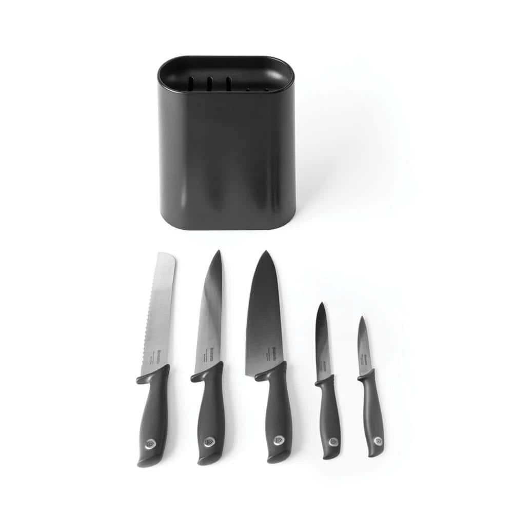 Best Sale ๐ Tasty 5-Knife Plastic Knife Block Set by Brabantia ๐คฉ 3 Best Sale ๐ Tasty 5-Knife Plastic Knife Block Set by Brabantia ๐คฉ