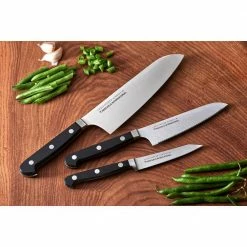 Buy 🌟 Christopher Kimball 5.5 in. Stainless Steel German Serrated Prep Knife by Henckels ⭐ -Cutlery Sales henckels chef s knives 30170 141 1f 1000