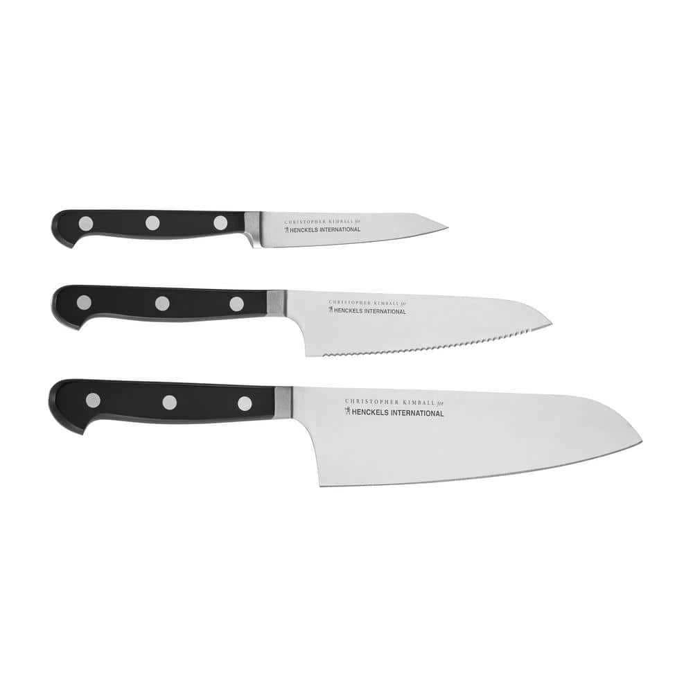 Buy ๐ Christopher Kimball Stainless Steel German 3-Piece Must Have Knife Set by Henckels โจ 3 Buy ๐ Christopher Kimball Stainless Steel German 3-Piece Must Have Knife Set by Henckels โจ