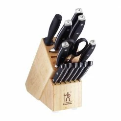Brand new 👏 Forged Premio 14-Piece Stainless Steel German Knife Block Set by Henckels 😍
