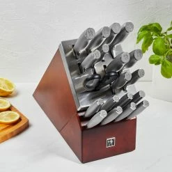 Buy 👏 Modernist 14-Piece Self-Sharpening Knife Block Set by Henckels 🛒 -Cutlery Sales henckels knife sets 17503 014 4f 1000