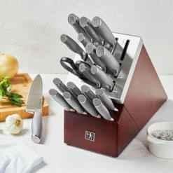 Buy 👏 Modernist 14-Piece Self-Sharpening Knife Block Set by Henckels 🛒