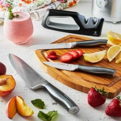 Buy 😀 Graphite 4-Piece Steel Knives Starter Set by Henckels ✔️ -Cutlery Sales henckels knife sets 17630 004 4f 1000