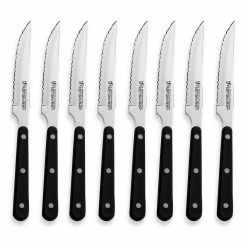 Wholesale 👍 8-Piece Serrated Steak Knife Set by Henckels 👏 -Cutlery Sales henckels steak knives 39322 800 31 1000