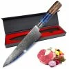 Coupon 🥰 8 in. High-Carbon Steel Partial Tang Japanese Chef's Knife with Synthetic Polymer Handle (Set of 1) by HOMEIBRO 👍 -Cutlery Sales homeibro chef s knives x002z1ufjj 64 1000