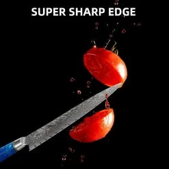 Coupon 🥰 8 in. High-Carbon Steel Partial Tang Japanese Chef's Knife with Synthetic Polymer Handle (Set of 1) by HOMEIBRO 👍 -Cutlery Sales homeibro chef s knives x002z1ufjj c3 1000