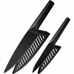 Wholesale 🧨 2-Piece Stainless Steel Japanese Blacked Chef's Knife Set by HOMEIBRO 💯