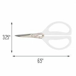 Deals 🔥 Joyce Chen White Stainless Steel and Plastic Kitchen Shears for Dairy by Honey-Can-Do 💯 -Cutlery Sales honey can do kitchen shears j51 0620 44 1000