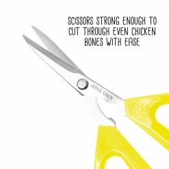 Outlet ✨ Joyce Chen Yellow Stainless Steel and Plastic Kitchen Shears for Cooked Meats by Honey-Can-Do 🌟 12 Outlet ✨ Joyce Chen Yellow Stainless Steel and Plastic Kitchen Shears for Cooked Meats by Honey-Can-Do 🌟 -Cutlery Sales honey can do kitchen shears j51 0622 1f 1000