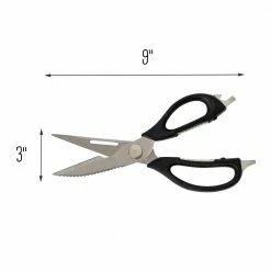 Best Sale 🥰 Joyce Chen Multi-Use Kitchen Shears with Black Rubber Handle (Set of 2) by Honey-Can-Do ✨ -Cutlery Sales honey can do kitchen shears kchz09006 1f 1000