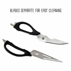 Best Sale 🥰 Joyce Chen Multi-Use Kitchen Shears with Black Rubber Handle (Set of 2) by Honey-Can-Do ✨ -Cutlery Sales honey can do kitchen shears kchz09006 4f 1000
