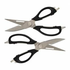 Best Sale 🥰 Joyce Chen Multi-Use Kitchen Shears with Black Rubber Handle (Set of 2) by Honey-Can-Do ✨