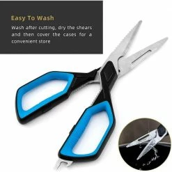 Deals 👏 Heavy Duty 9.25 in. Blue Multi Stainless Steel Purpose Kitchen Shears (Set of 1) by cadeninc 🥰 10 Deals 👏 Heavy Duty 9.25 in. Blue Multi Stainless Steel Purpose Kitchen Shears (Set of 1) by cadeninc 🥰 -Cutlery Sales kitchen shears rain lqd11 hgag 4f 1000