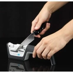 Buy 👍 Pro Diamond and Ceramic Manual Knife Sharpener by KitchenIQ 😀 -Cutlery Sales kitcheniq manual knife sharpeners 50217 4f 1000