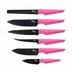 Discount 🛒 Edge of Belgravia Precision Pink 6-Piece Complete Chef Knife set by Unbranded 🌟