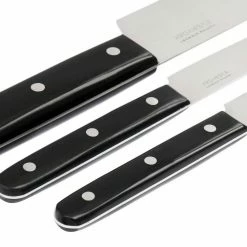 New 👏 Everyday 4-Piece Stainless Steel Cutlery Set in Black by MARTHA STEWART 🌟 -Cutlery Sales knife sets 985117267m fa 1000