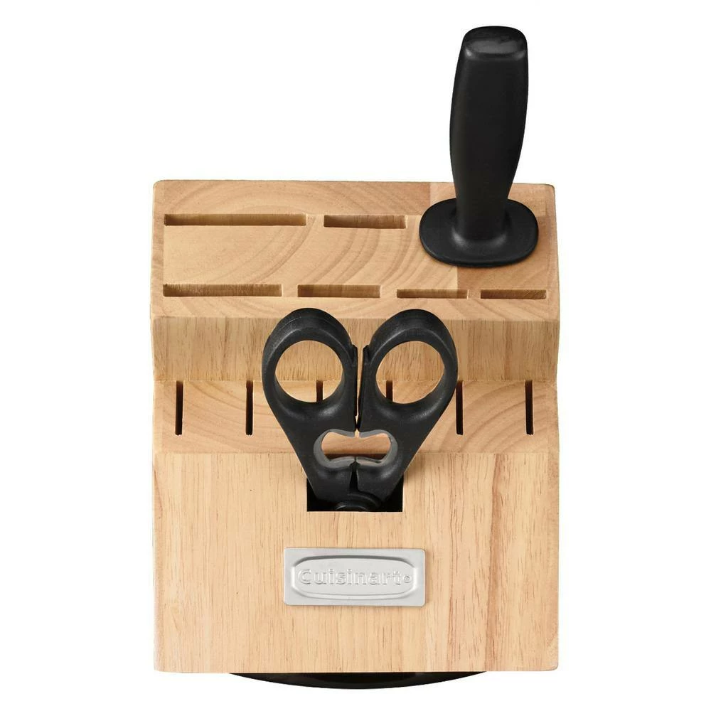 Brand new ๐ฅ 15-Piece Black Stainless Steel Knife Set with Rotating Swivel Block by Cuisinart ๐ 4 Brand new ๐ฅ 15-Piece Black Stainless Steel Knife Set with Rotating Swivel Block by Cuisinart ๐ - Image 2