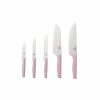 Best deal 🛒 5-Piece Pink Green Life High Carbon Stainless Steel Knife Set with Covers by GreenLife 💯 -Cutlery Sales knife sets cc005807 001 64 1000