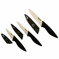 Buy 💯 1-Piece Ceramic Blade American Knife Set with Sheathes by PETERSON HOUSEWARES 😀
