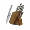 Deals 🥰 9-Pieces 4116 Stainless Steel Knife Set with SS Handle with Acacia Knife Block by BALANCING 🔔 -Cutlery Sales knife sets dcn66032 64 1000