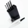 New ⌛ High Carbon German Stainless Steel 7Piece Kitchen Knife Block Set Chef Santoku Bread CarvingUtility Paring and Sharpener by GRANDTIES 🎁 2 New ⌛ High Carbon German Stainless Steel 7Piece Kitchen Knife Block Set Chef Santoku Bread CarvingUtility Paring and Sharpener by GRANDTIES 🎁 -Cutlery Sales knife sets gt107100001 64 1000