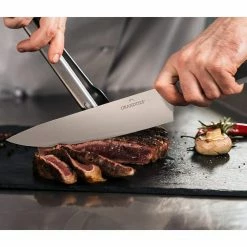 New ⌛ High Carbon German Stainless Steel 7Piece Kitchen Knife Block Set Chef Santoku Bread CarvingUtility Paring and Sharpener by GRANDTIES 🎁 -Cutlery Sales knife sets gt107100001 66 1000