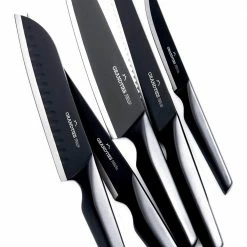 Best reviews of 👏 Onyx High Carbon German 7-Piece Stainless Steel Kitchen Knife Block Set by GRANDTIES ❤️ -Cutlery Sales knife sets gt107200001 1f 1000