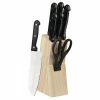 Flash Sale 🎁 7-Piece Black Knife Set with Block by Unbranded 🥰 -Cutlery Sales knife sets hdc65442 64 1000