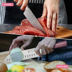 Hot Sale ✔️ 6-Piece Kitchen Knife Set with Wooden Block by Movisa 🧨 -Cutlery Sales knife sets mvdjs18 44 1000