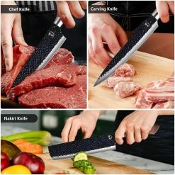Deals 🤩 6-Piece Kitchen Knife Set by Movisa 😀 -Cutlery Sales knife sets mvdjs19 44 1000