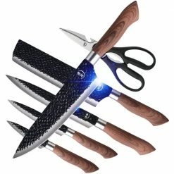 Deals 🤩 6-Piece Kitchen Knife Set by Movisa 😀