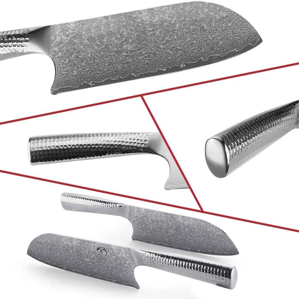 Coupon 👍 Damascus Kitchen Knife Set with Manchurian Ash Block, 4 Pieces by NANFANG BROTHERS ⭐ 5 Coupon 👍 Damascus Kitchen Knife Set with Manchurian Ash Block, 4 Pieces by NANFANG BROTHERS ⭐ - Image 3