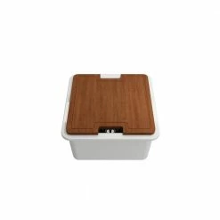 Flash Sale ❤️ 16.25 in. x 16.25 in. Square Wooden Cutting Board For Sotto 1359 with Handles by BOCCHI 🎁 -Cutlery Sales mahogany bocchi cutting boards 2320 0003 4f 1000