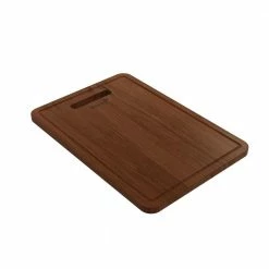 Best Sale 🎁 16.75 in. x 11.6 in. Rectangular Wooden Cutting Board for Arona 1600 with Handles by BOCCHI 🥰