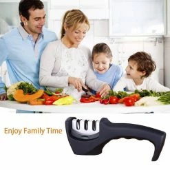 New 🔥 LIGHTSMAX Manual Knife Sharpener with 3-Stages by Unbranded 🛒 -Cutlery Sales manual knife sharpeners ks 44 1000