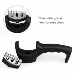 New 🔥 LIGHTSMAX Manual Knife Sharpener with 3-Stages by Unbranded 🛒 -Cutlery Sales manual knife sharpeners ks 4f 1000