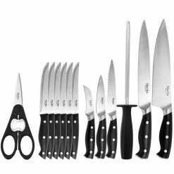 Best Sale 😍 Stainless Steel 14-Piece Cutlery and Knife Block Set in Black by MARTHA STEWART 😉 15 Best Sale 😍 Stainless Steel 14-Piece Cutlery and Knife Block Set in Black by MARTHA STEWART 😉 -Cutlery Sales martha stewart knife sets 985118556m 4f 1000