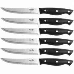 Best Sale 😍 Stainless Steel 14-Piece Cutlery and Knife Block Set in Black by MARTHA STEWART 😉 19 Best Sale 😍 Stainless Steel 14-Piece Cutlery and Knife Block Set in Black by MARTHA STEWART 😉 -Cutlery Sales martha stewart knife sets 985118556m 76 1000