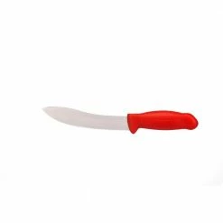 Hot Sale ๐ฅฐ NIREY 7 in. Stainless Steel HCR 56-Skinning Knife with Red Handle by Master Grade ๐