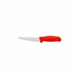 Best deal ❤️ NIREY 6 in. Stainless Steel HCR 56-Boss Knife with Red Handle by Master Grade ✔️
