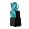 Coupon 👏 14-Piece Cutlery Set in Teal by MegaChef 🎉 -Cutlery Sales megachef knife sets 985115721m 64 1000