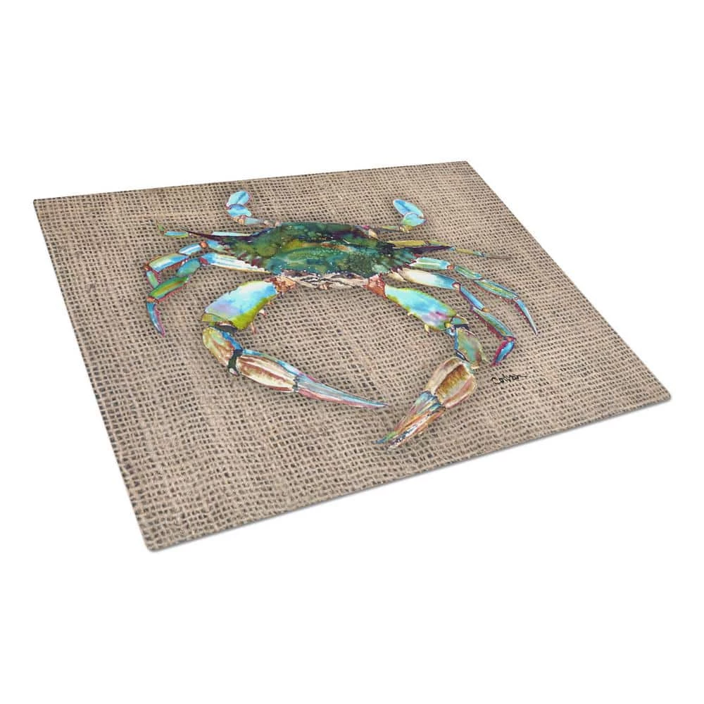 Discount 🥰 Crab Tempered Glass Large Heat Resistant Cutting Board by Caroline's Treasures 🎉 3 Discount 🥰 Crab Tempered Glass Large Heat Resistant Cutting Board by Caroline's Treasures 🎉