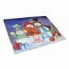 Cheap 👍 Merry 🎄 Christmas From Us All Snowman Tempered Glass Large Cutting Board by Caroline's Treasures 🌟 -Cutlery Sales multi color caroline s treasures cutting boards pjc1080lcb 64 1000