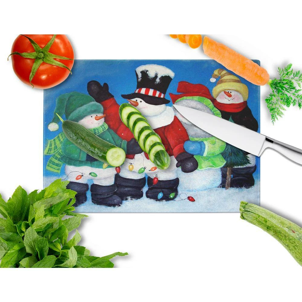 Flash Sale 🎁 The Light Brigade Snowman Tempered Glass Large Cutting Board by Caroline's Treasures ⭐ 4 Flash Sale 🎁 The Light Brigade Snowman Tempered Glass Large Cutting Board by Caroline's Treasures ⭐ - Image 2